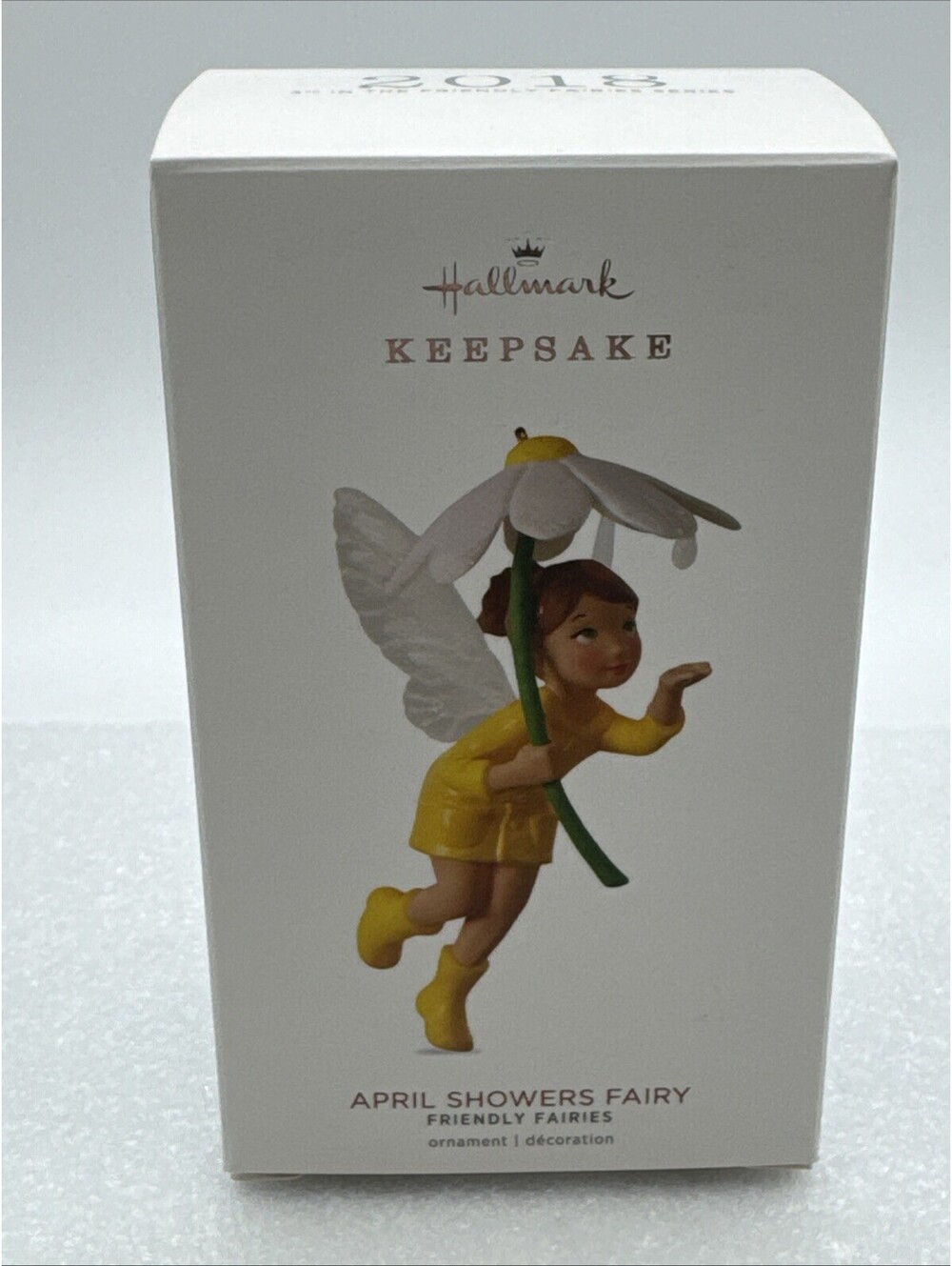 2018 Hallmark Friendly Faires Series #3 Keepsake April Showers Fairy Ornament